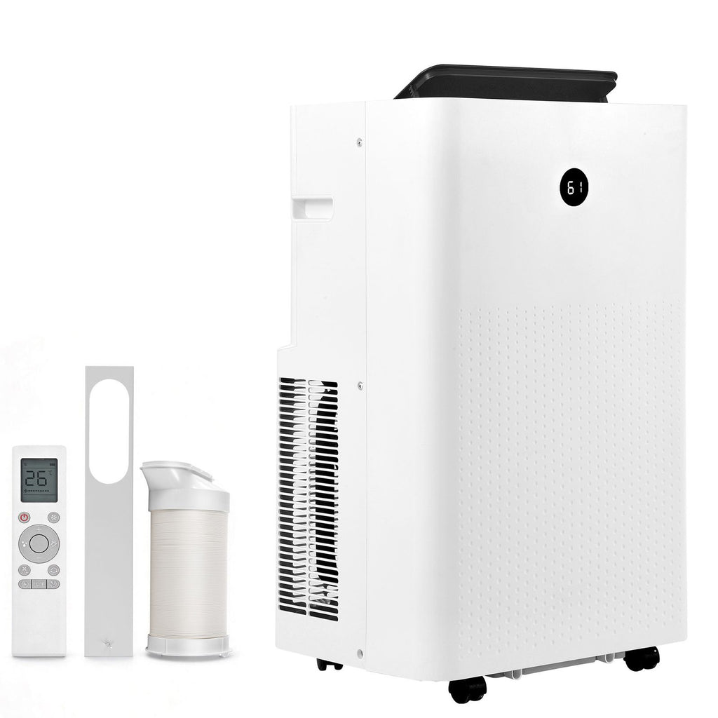 Portable Air Conditioner, 14000 BTU ASHRAE (9800 BTU SACC) 4-in-1 Standing Cooling Ac Unit, LED Touch Panel & Remote Control, 24h Timer, Cooling, Dehumidifier, Fan, Sleep Mode for Room Indoor