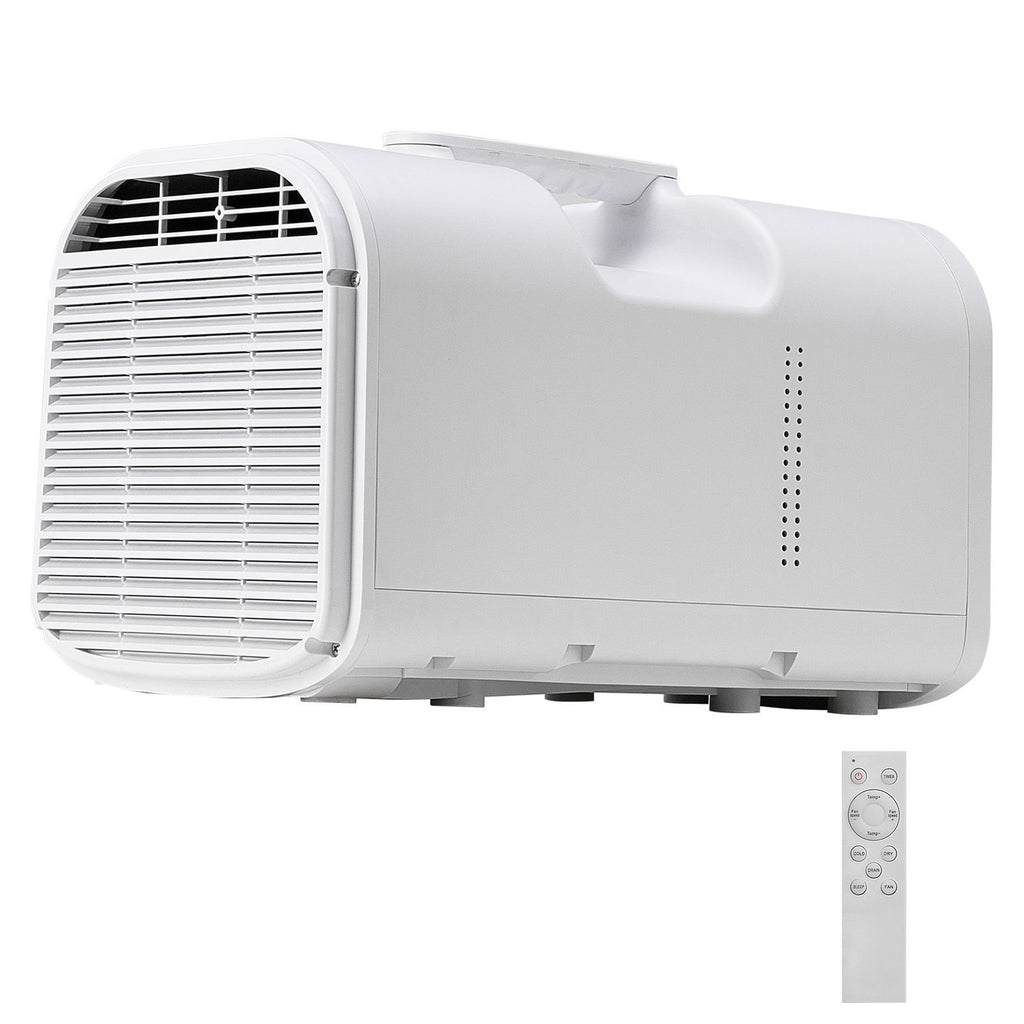 Portable Air Conditioner, 4250 BTU 3-Speed Air Conditioning Unit with 24H Timer, Remote-Control Air Portable AC Adjustable Temp 16-32Celsius, for Outdoor Tent Camping, RVs or Home Use, White