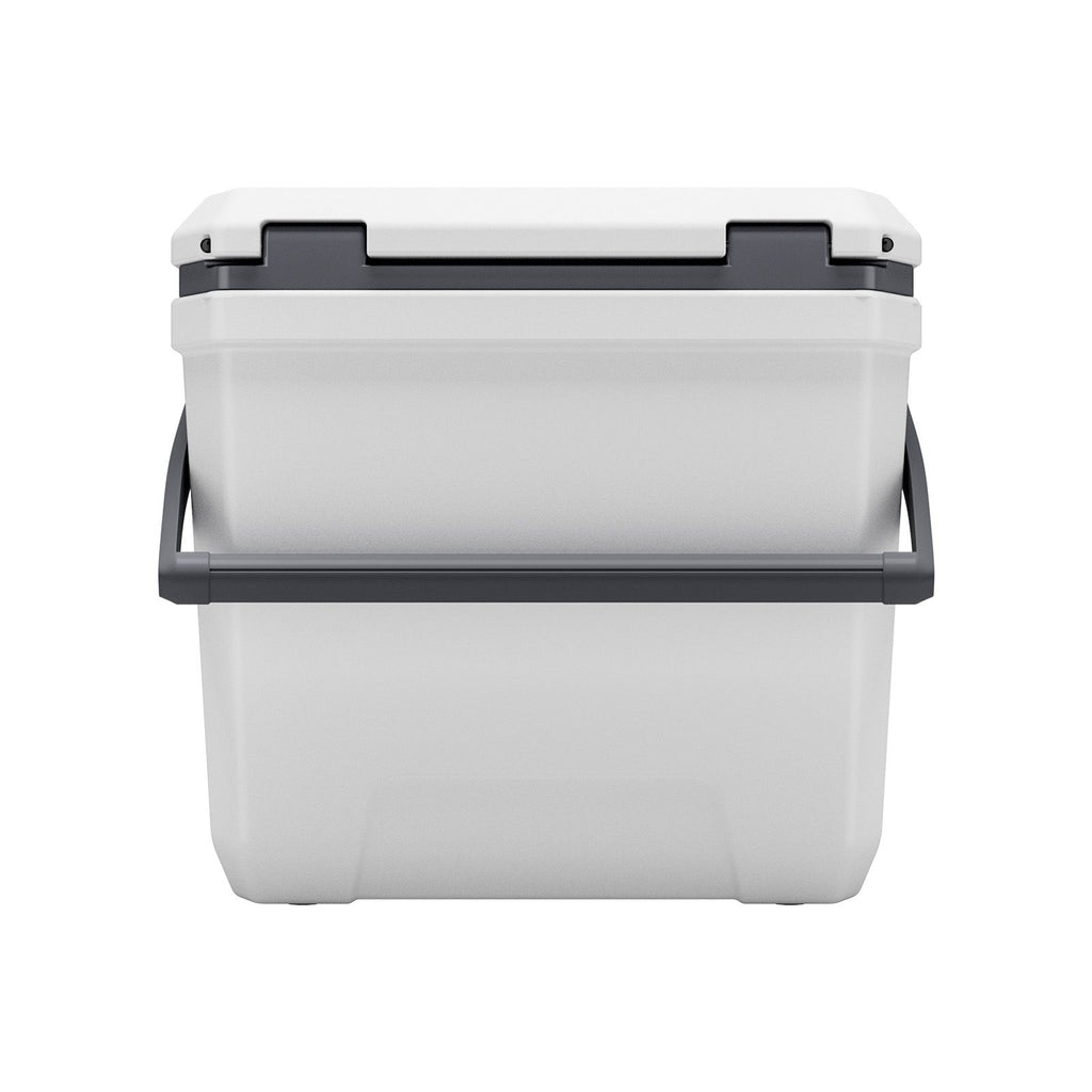 Portable Cooler, 38 QT Hard Cooler with Ice Retention, Heavy-Duty Handles and Cup Holder, Lightweight Rigid Material Insulated Portable Cooler, Suitable for Family Picnics and Long Trips