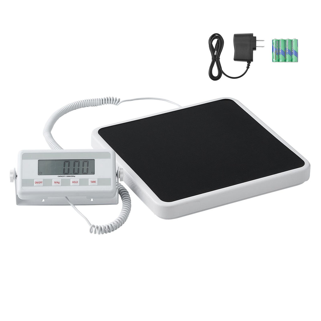 Portable Medical Scale, Professional Digital Physician Scale for Weighing - with Anti-Slip Mat, 2 Units (kg/lb), Hold & Tare Function, 550LBS Capacity Physician Wight Scale for Gym Home Hospital