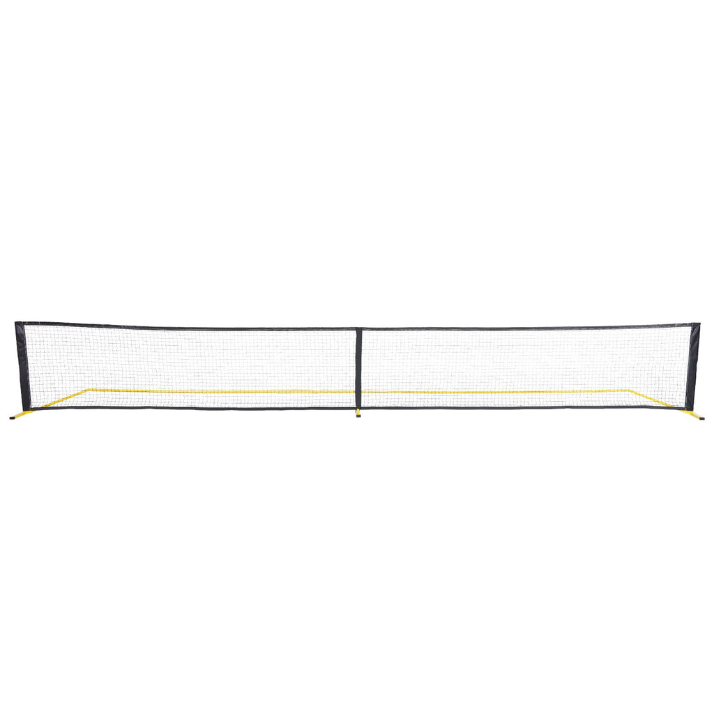 Portable Pickleball Net System, 22FT Regulation Size Net, Weather Resistant Steady Metal Frame & Strong PE Net, Outdoor Game Sports Net with Carrying Bag, Easy Setup, Play in Backyard Driveway