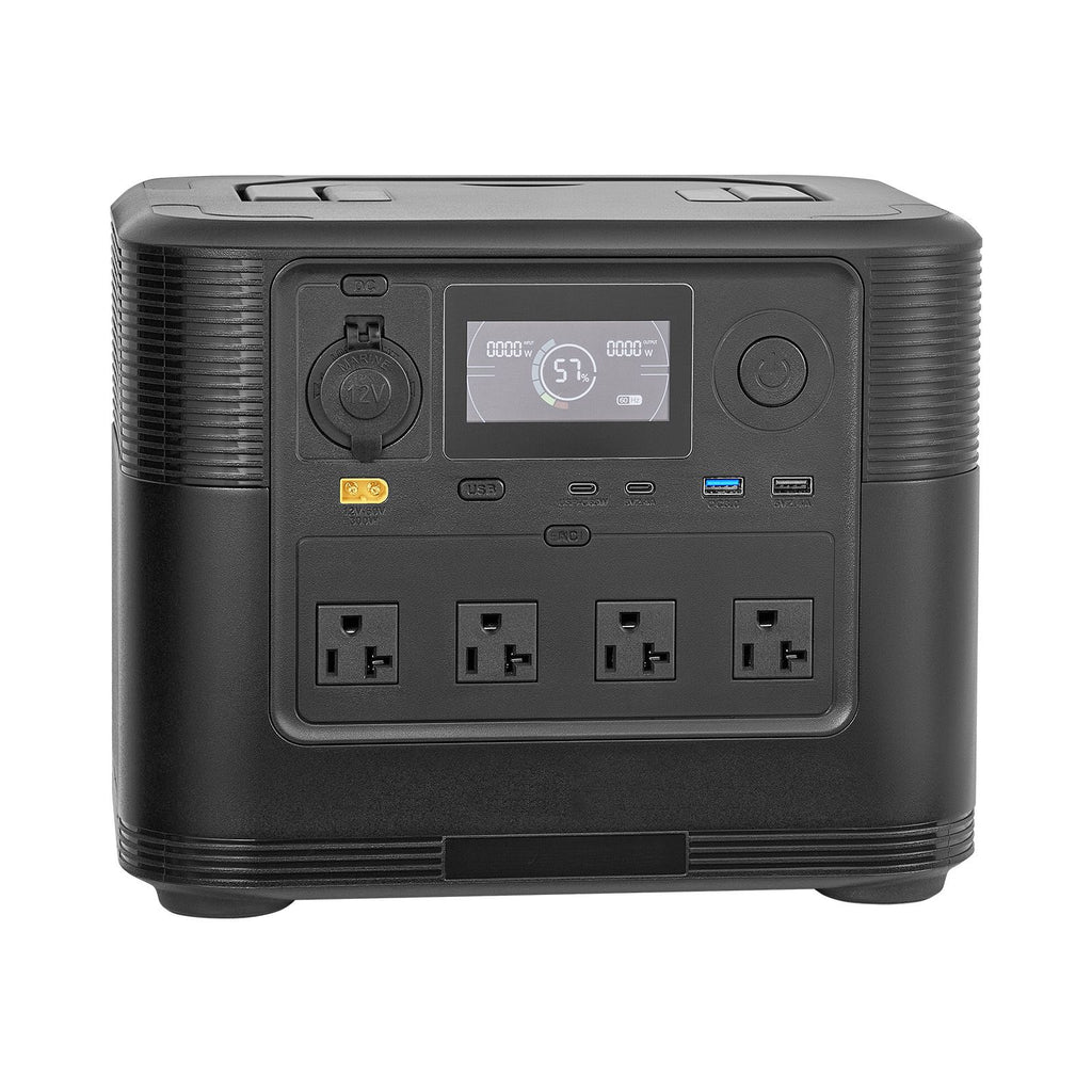 Portable Power Station, 1800W Solar Generator Power Station, 1008Wh LiFePO4 Battery Backup with 9 Output Ports for for Home Emergency, Outdoor Camping, RV Travel (Solar Panel NOT Included)