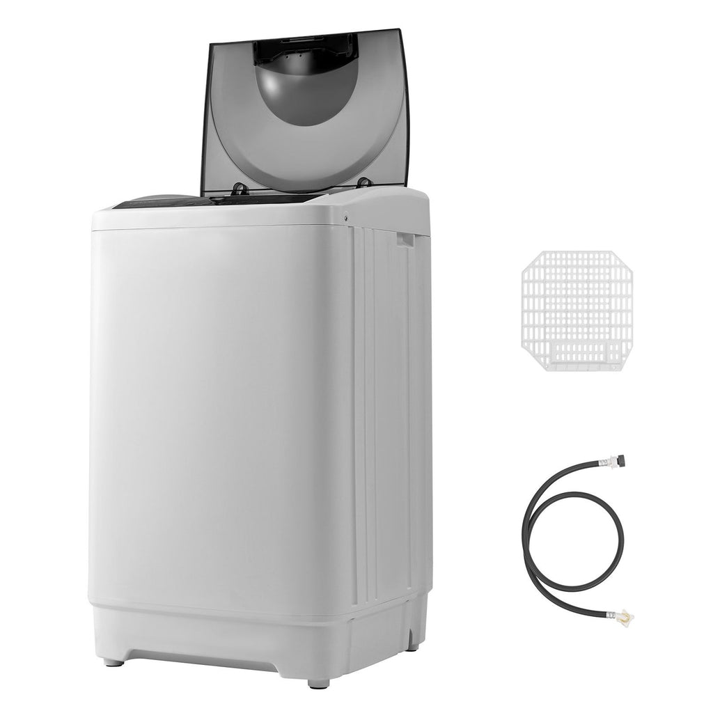 Portable Washing Machine, Portable Washer 1.3 cu.ft with LED Display, Stainless Steel Drum, 8 Wash Programs & 6 Adjustable Water Levels, Portable Washer Machine for Apartments, RVs, and Dorms
