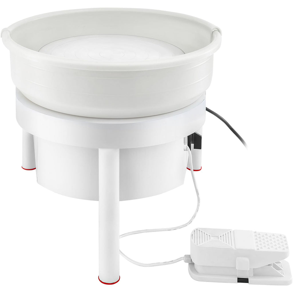 Pottery Wheel 36cm Pottery Forming Machine with Foot Pedal Pottery Wheel for Adults 450W Electric Pottery Wheel for DIY Clay Art Craft