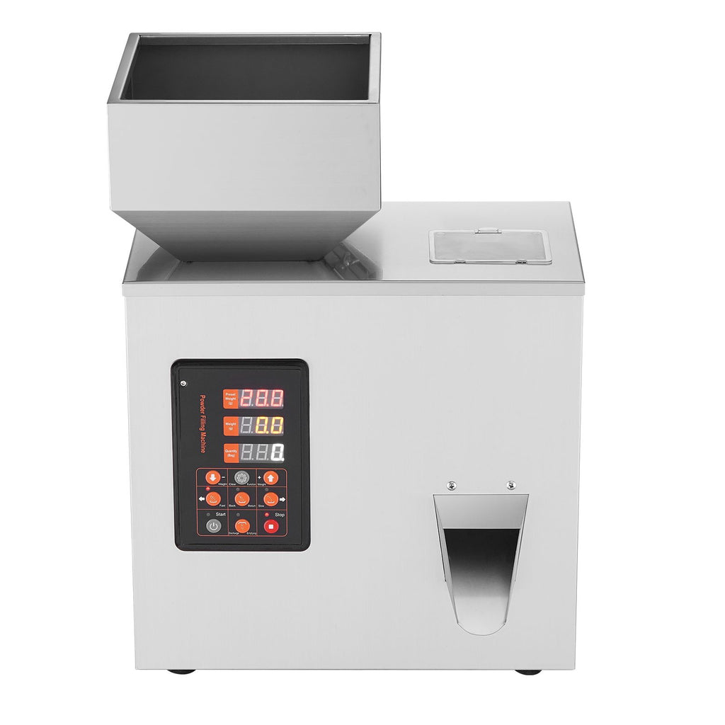 Powder Filling Machine, 0.002-0.22lbs/1-100g, Automatic Intelligent Particle Weighing Filling Machine, Bottle Bag Powder Filler Particle Dispenser for Tea Seeds Grains Powder Flour Beans Glitter