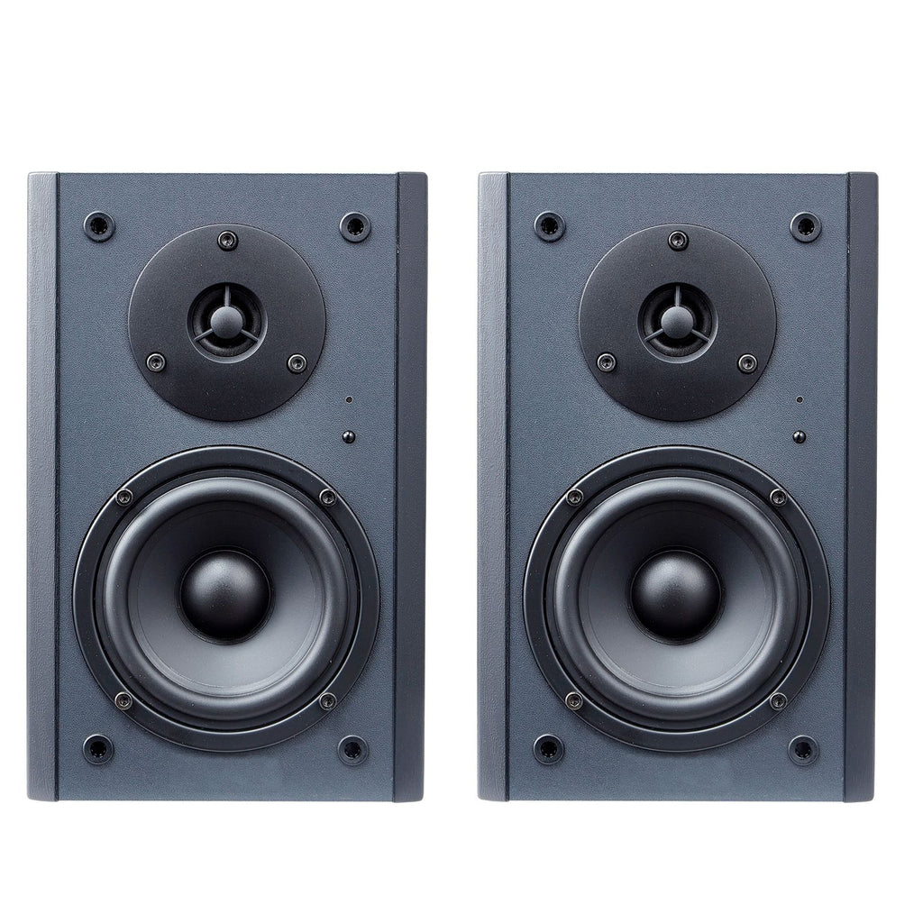 Powered Bookshelf Speakers, 20W x 2, Active Studio Monitor Speaker with 4 Inch Woofer, Adjustable Volume and Audio with Bluetooth Optical Connection, Wooden Enclosure, for Record Player PC TV