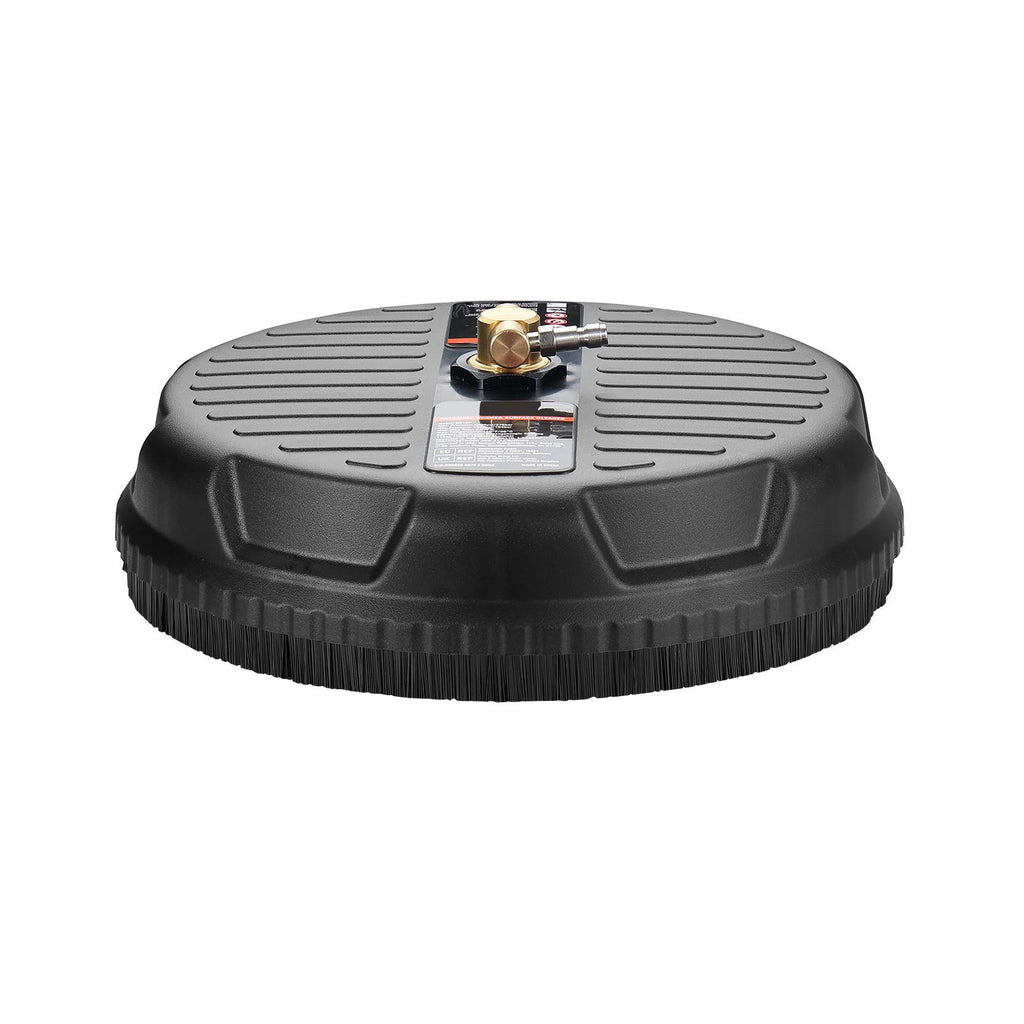 Pressure Washer Surface Cleaner Universal 15", Pressure Washer Attachment 4000 Max PSI with 2 Extension Wand, 1/4" Quick-Connect Connector Power Concrete Cleaner, For Floor Driveway, Patio