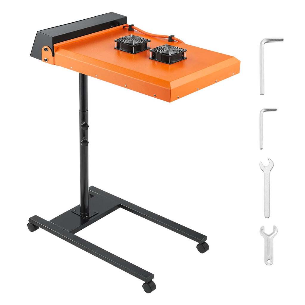 Pro Flash Dryer 19 x 21 inch, Upgrade 6000W Automatic Infrared IR Flash Dryer Dual Fan for Screen Printing Machine, Silk Screen Dryer with Sensor, Height Adjustable