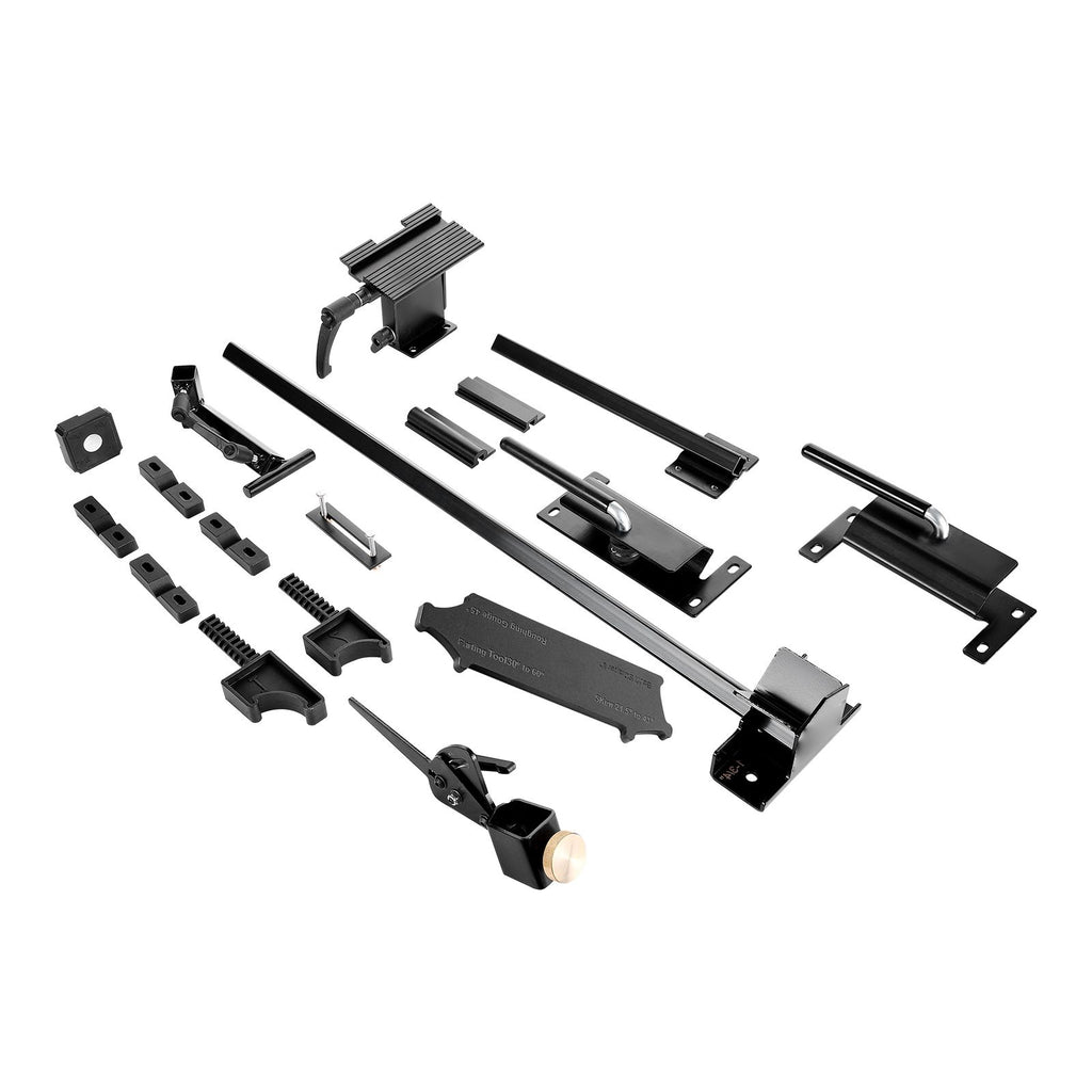 Pro Grind Sharpening System, Multi-Grind Sharpening Jig for 6" & 8" Bench Grinder - with Platform Jig, Tool Rest Bar, Setup Block, Miter Slide, Micro Bevel Block, for Chisels Woodturning Tools