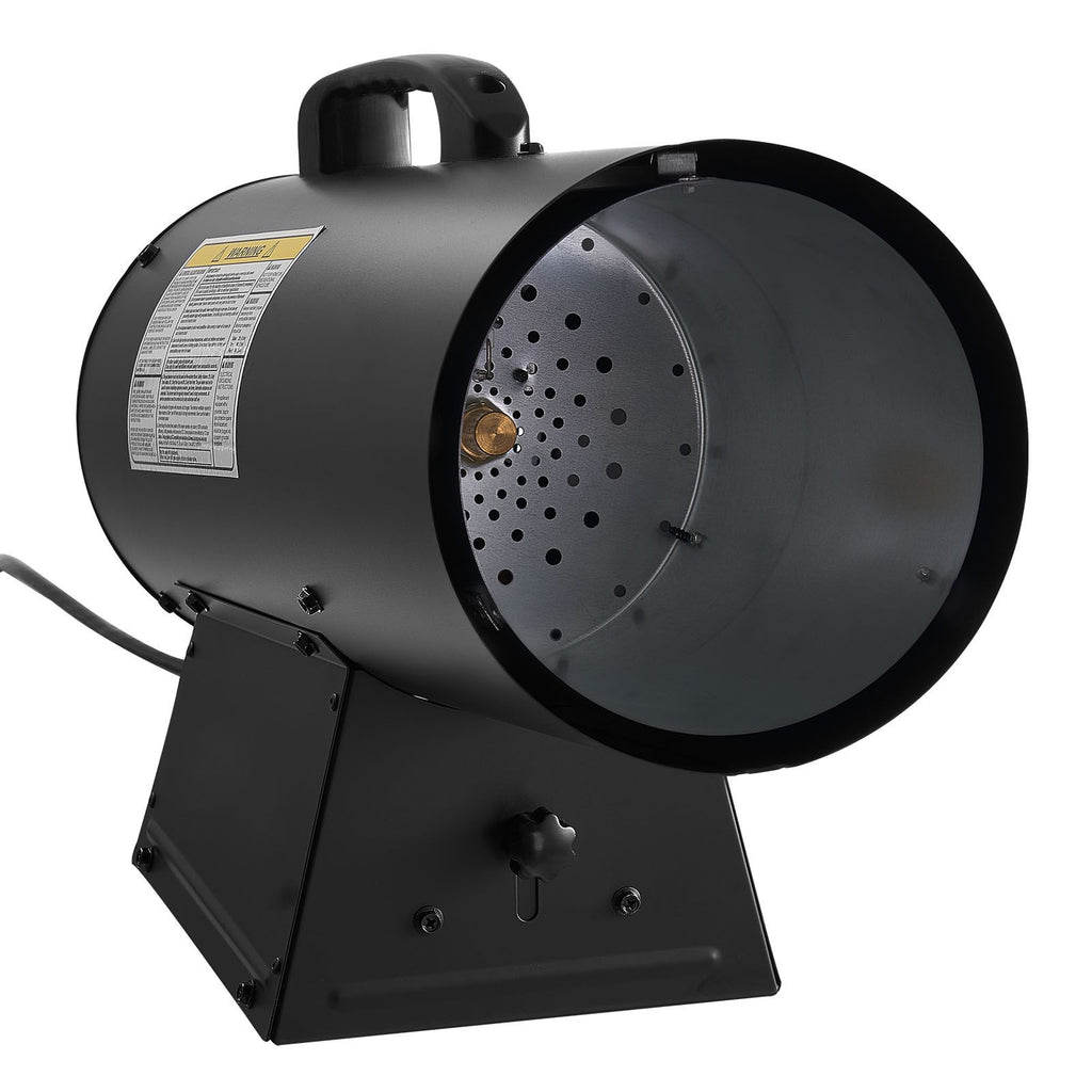 Propane Heater, 60000BTU Forced Air Propane Heater with Stepless Temp Settings & security Protection, Portable Garage/Shop Barrel Heater for Garages, Job Sites,Indoor/Outdoor