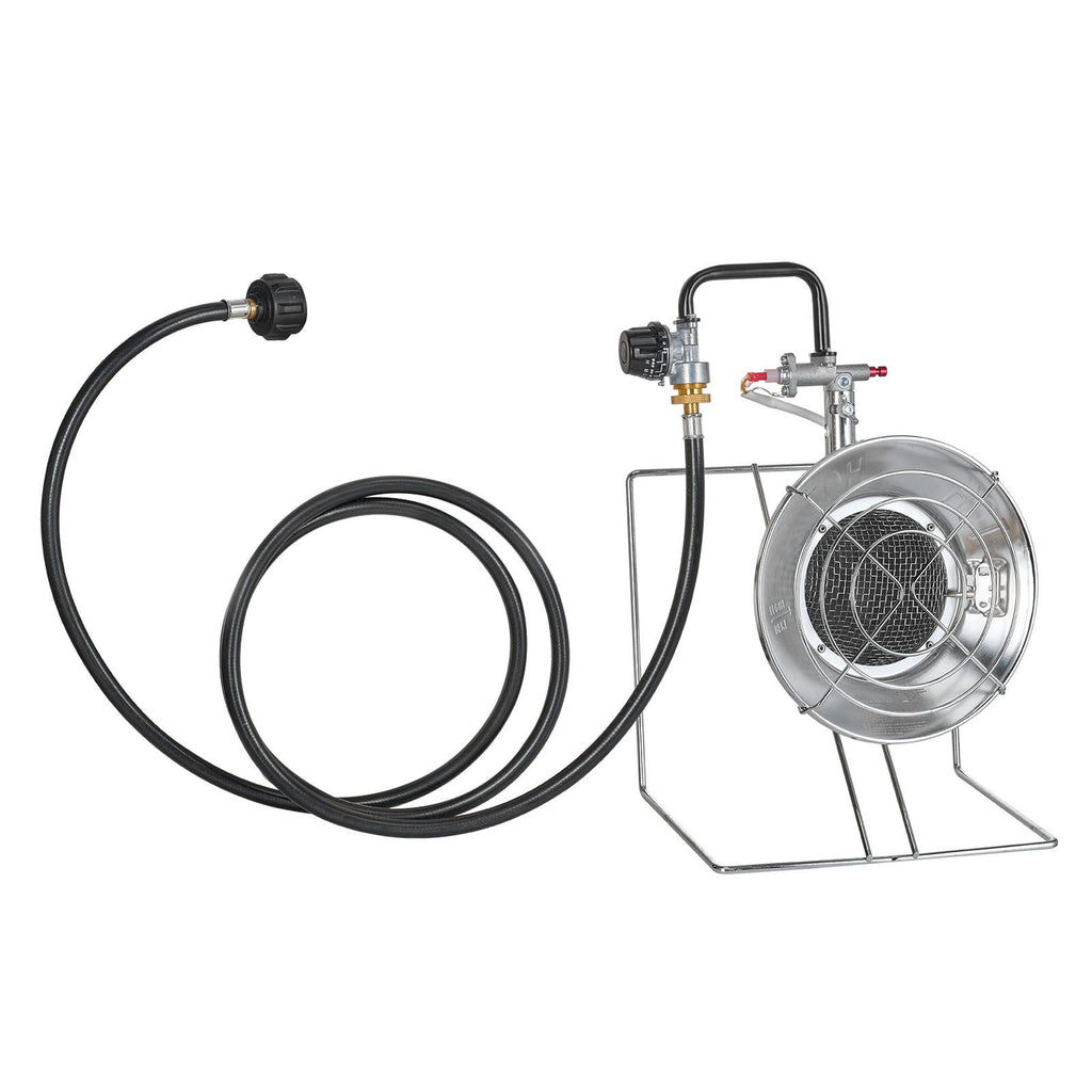 Propane Tank Top Heater, for 1lb Small Tanks and 5-40lb Large Tanks, 18000 BTU Rapid Heating 180-Degree Infrared Radiant Tank Top Gas Heater,3 Heat Settings for Ice Fishing,Single Burner image 13