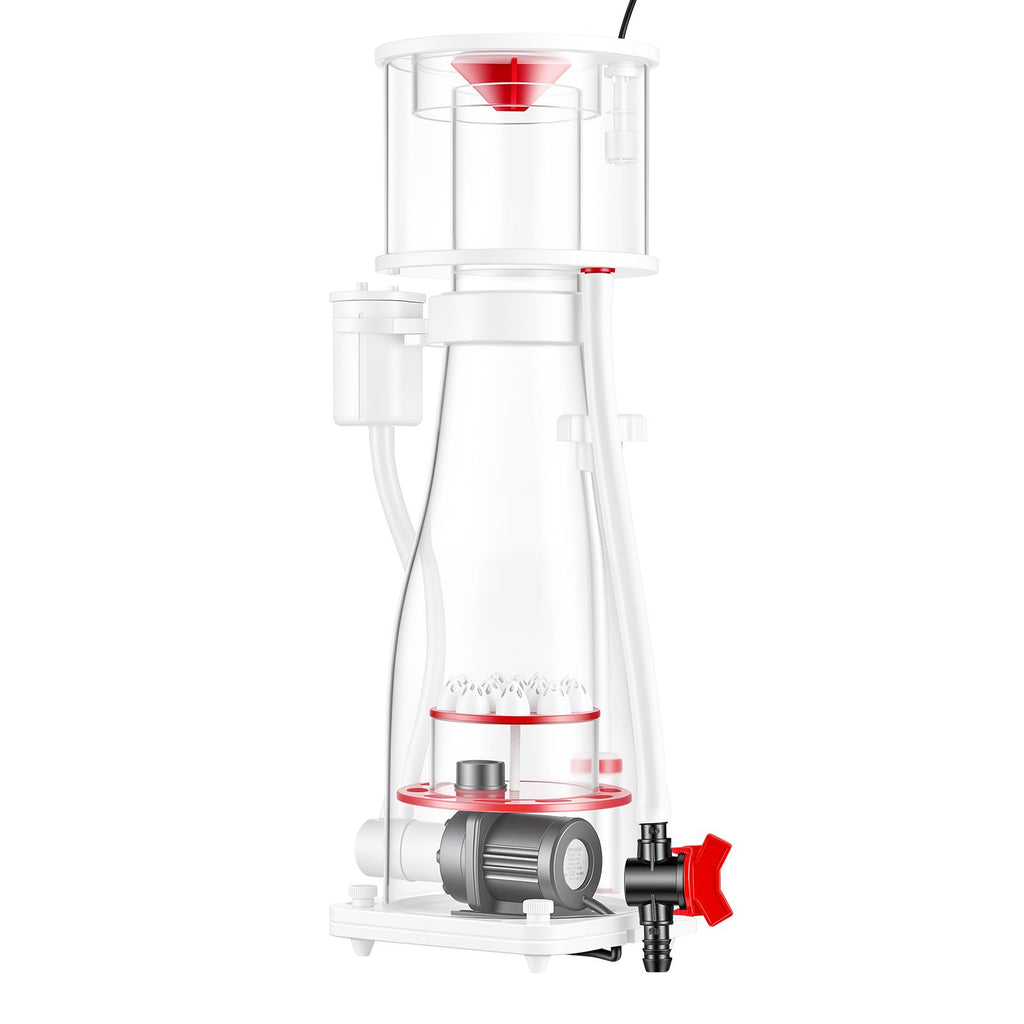Protein Skimmer for 106-185 Gal Saltwater Aquariums In Sump with Pump, Protein Skimmer with DC Pinwheel Pump, Adjustable Control, for 106-185 Gal Saltwater Aquarium & Reef Tank, In Sump Use Only