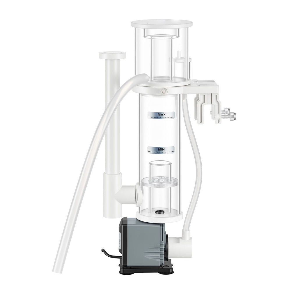 Protein Skimmer for 20-30 Gal Saltwater Aquarium Hang On with DC Pump, Protein Skimmer with DC Pinwheel Pump, Adjustable Control, for 20-30 Gallon Small Saltwater Aquariums & Reef Tank Fish Tank