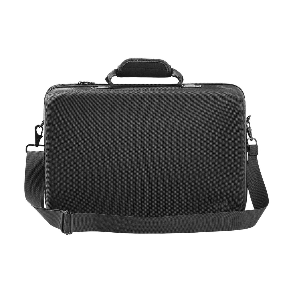 PS5 Carrying Case, Travel Bag for Playstation 5 Slim Shockproof EVA, Soft Interior Lining & Padded Dividers for Extra Protection, Spacious Design with Carry Handle for Storage, Home & Party