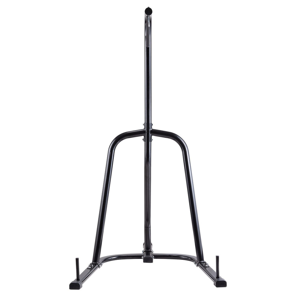 Punching Bag Stand, Steel Heavy Duty Workout Equipment, Boxing Punching Bag Stand, Holds Up to 140 lbs, Freestanding Sandbag Rack with Weighted Base, Training Equipment for Home Gym Fitness