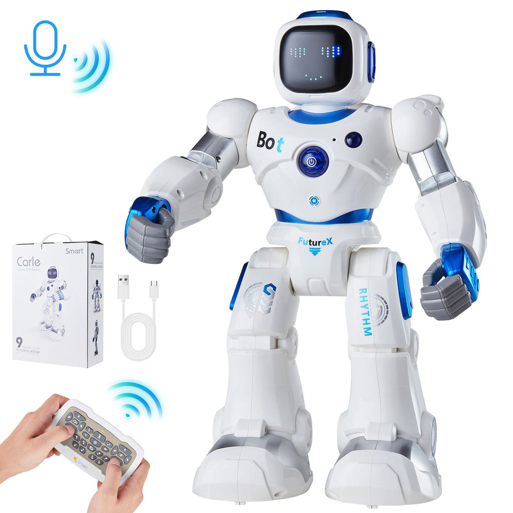 RC Robot Toys for Kids, 2.4GHz Programmable Remote Control Smart Robot with Touch, Voice & APP Control, Interactive Singing Dancing Robot for Age 3 4 5 6 7 8 10 Year Old Boys Girls Birthday Gift