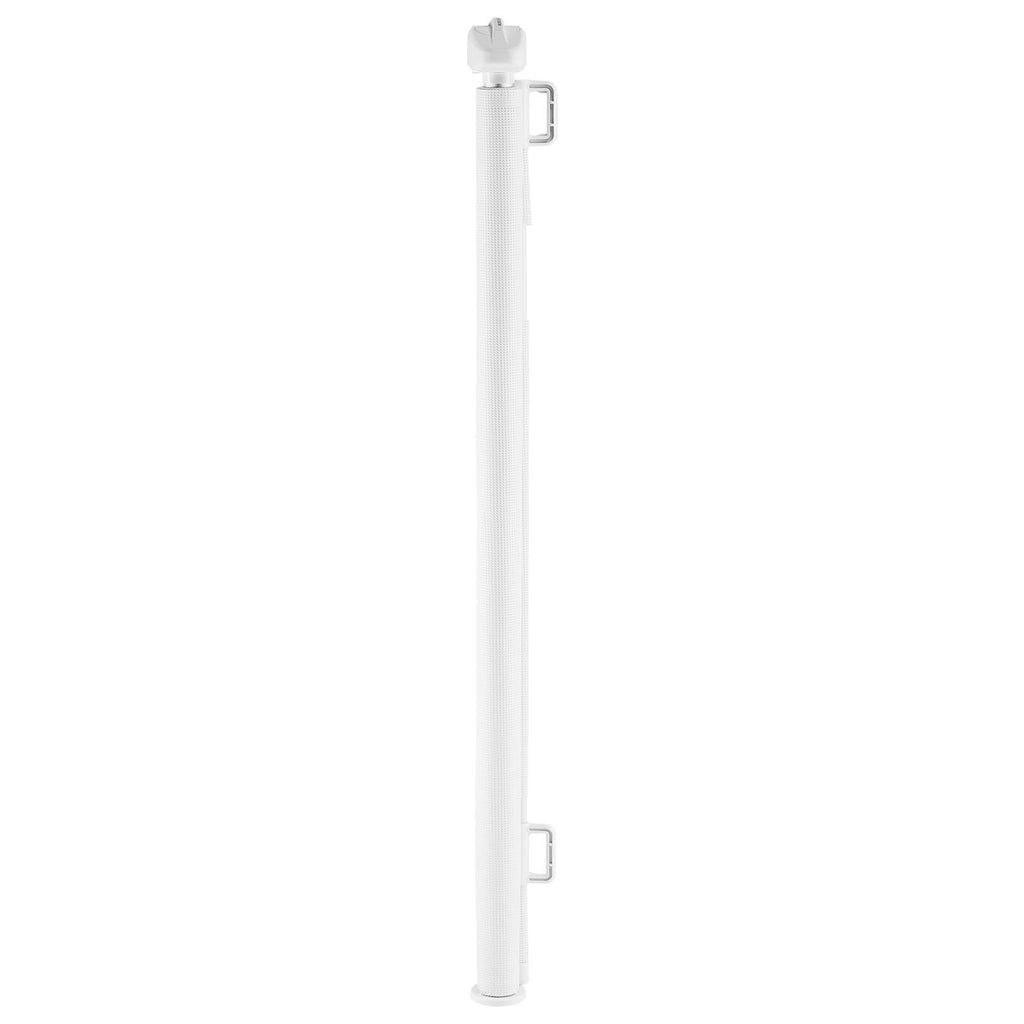Retractable Baby Gate, Extends to 57 inch Wide, 38.5 inch Tall, with Security Lock, Easy to Use, Walk Through Without Tripping, Mesh Dog Gate for Stairs, Hallways, Indoor/Outdoor, White