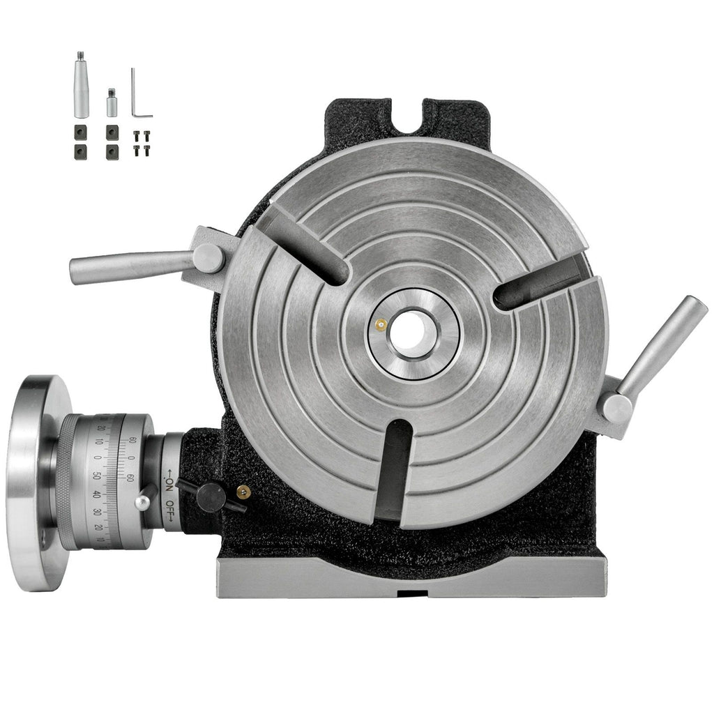 Rotary Table 8 Inch/200 MM Horizontal Vertical Rotary Table 3-Slot Rotary Table for Milling Machine MT-3 Rotary Table for Milling 360 Degrees Precision Rotary Table