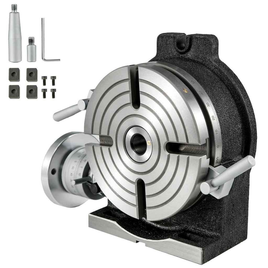 Rotary Table 8Inch Horizontal Vertical HV8 Precision 3MT Milling Drilling Machine Vernier Reading Milling Drilling Boring
