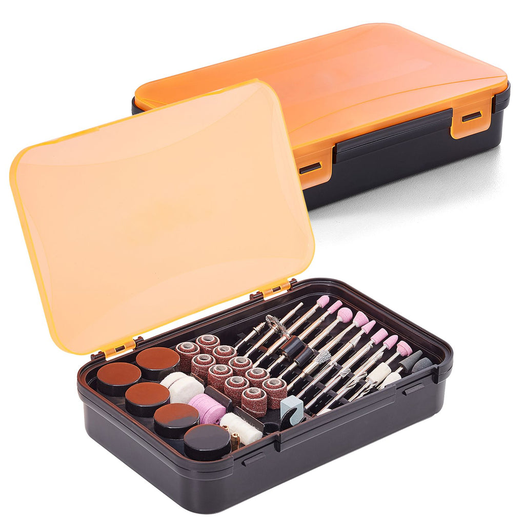 Rotary Tool Accessory Kit, 357PCS Accessories Kit, 1/8" Diameter Shank, Universal Fitment Power Rotary Tool Accessories Set for Grinding, Carving, Sanding, Cutting, Drilling
