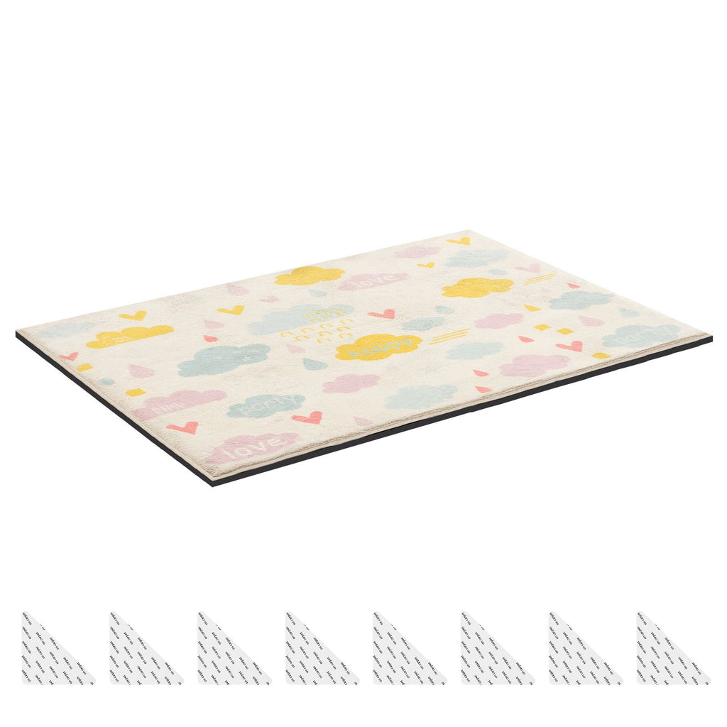 Rug Pad 8 x 5 ft, Non-slip Carpet Area Pad, Rug Mat Padding with Dual Surface Felt Cushion & Rubber Gripper, Hardwood Floor Protection for All Floors, Finishes, Keeps Carpets in Place
