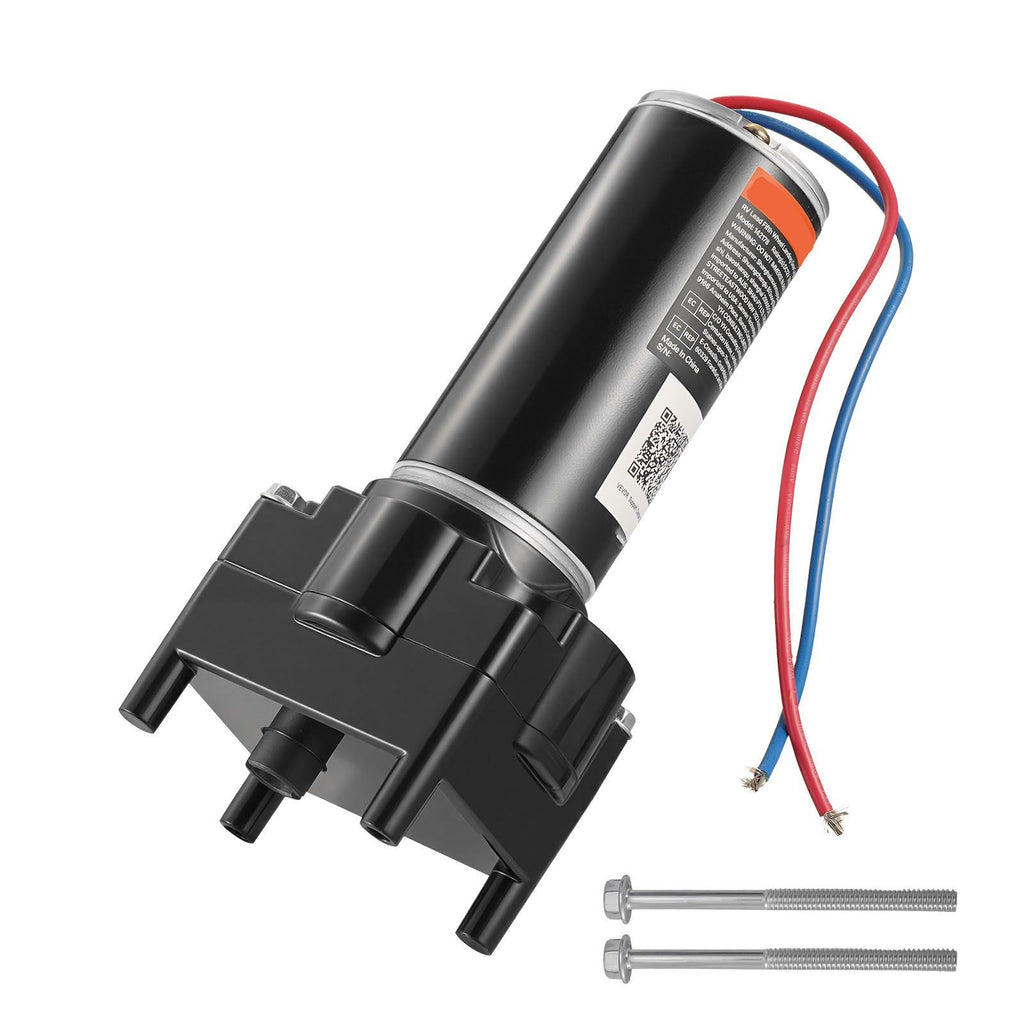 RV 5th Wheel Landing Gear Motor, Replaces LG-142178, 5500 lbs Capacity, 300W RV Fifth Wheel Power Landing Gear Motor Compatible with Lippert Venture, Atwood, Stromberg Carlson Systems, Black