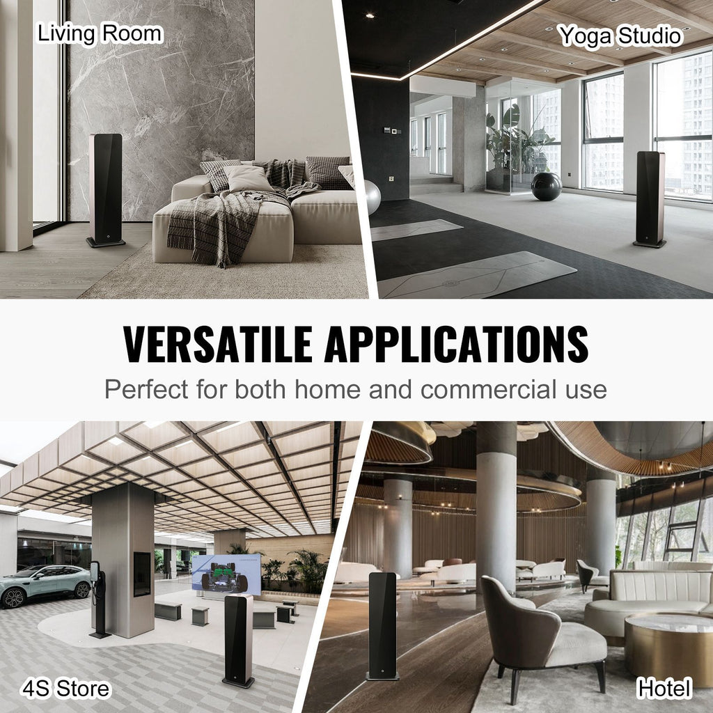 Scent Air Machine for Home, 950ml Bluetooth Smart Cold Air Diffuser, 3000sq.ft Waterless Essential Oil Scent Air Diffuser, Floor Standing Aromatherapy Machine for Large Room, Office, Hotel