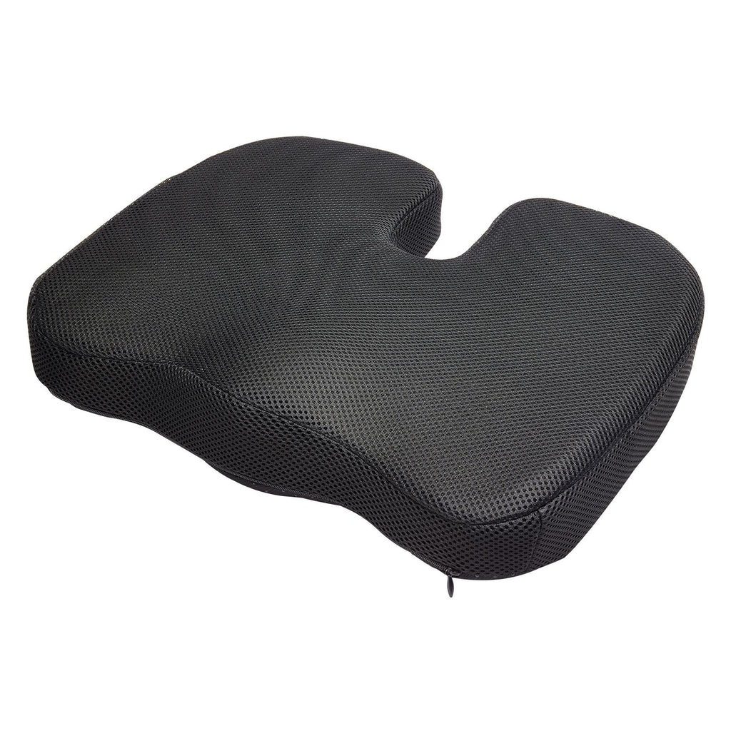 Seat Cushion, Memory Foam Seat Chair Cushion for Pressure Relief, Soft & Breathable Wheelchair Seat Pad with Removable Cover for Travel, Office, Car, Airplane - Lightweight and Portable