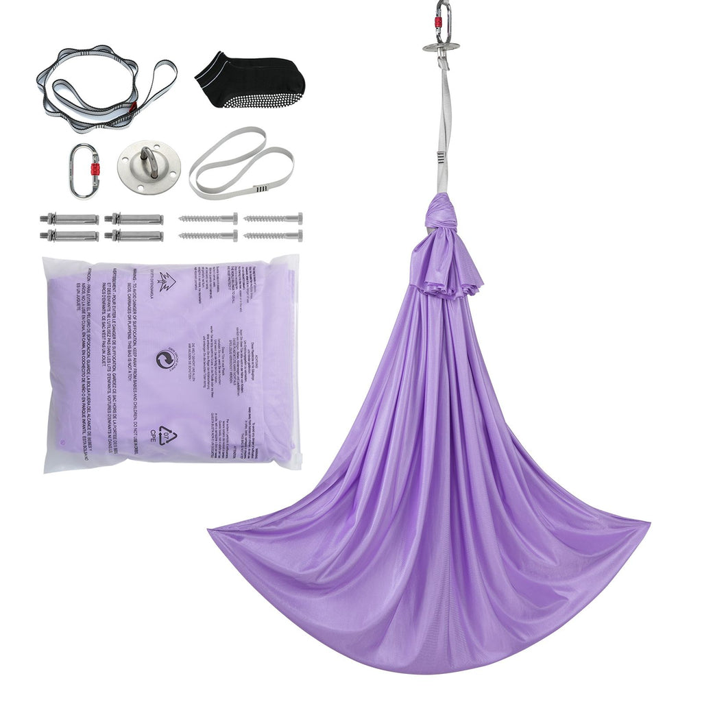 Sensory Swing for Kids, 3.1 Yards, Therapy Swing for Children with Special Needs, Cuddle Swing Indoor Outdoor Hammock for Child & Adult with Autism, ADHD, Aspergers, Sensory Integration, Purple