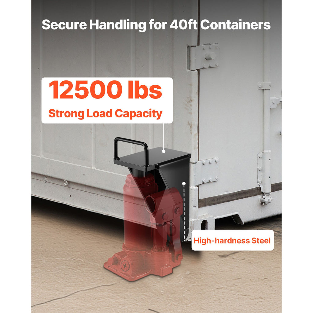 Shipping Container Jack Lug with U-Shaped Handle, 1-Pack, Storage Leveler Booster Withstands Sun & Rain, Heavy Duty Container Jack Lug for Shipping Industry, Logistics, Warehouse Management image 2