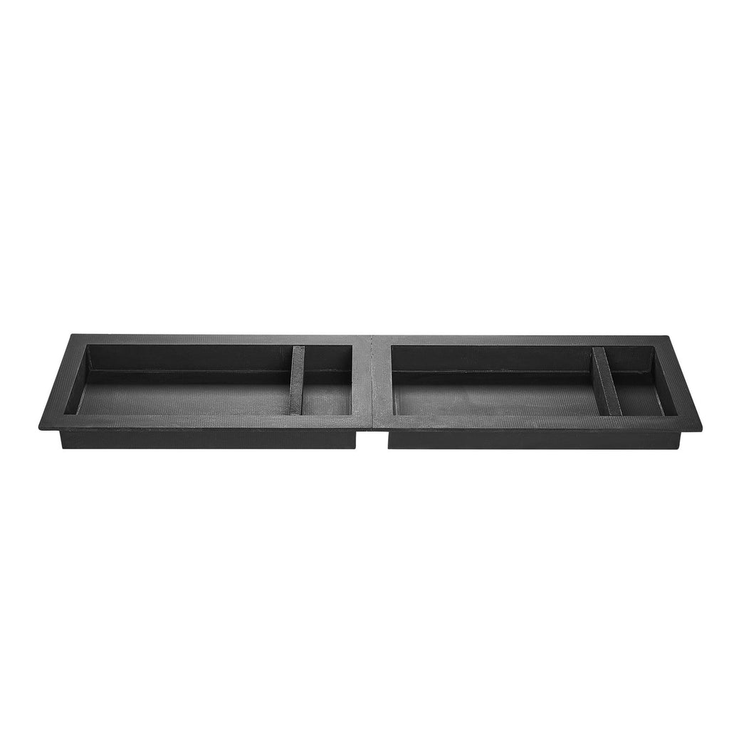 Shower Niche, 16 x 32 inch + 16 x 32 inch Recessed Wall Niche with Movable Shelf, 4 inch Thick Modern Soap&Shampoo Storage Organizer,Square Corners,Sealed Waterproof,Black for Bathroom Shower