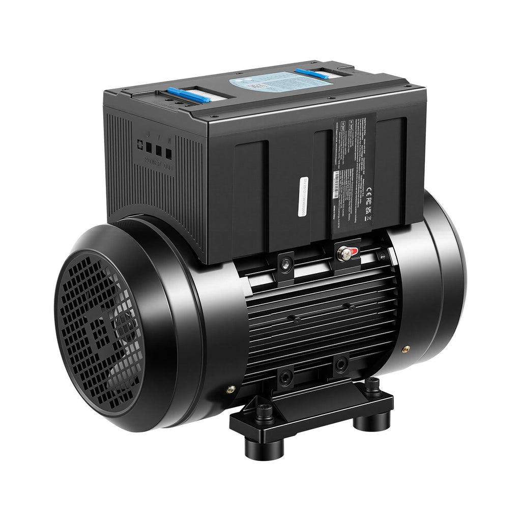 Single Phase to 3-Phase Rotary Converter, 7.5HP 21A 208-240V Input/Output Rotary Phase Converter - Expandable to Higher Horsepower for Heavy-Load Equipment