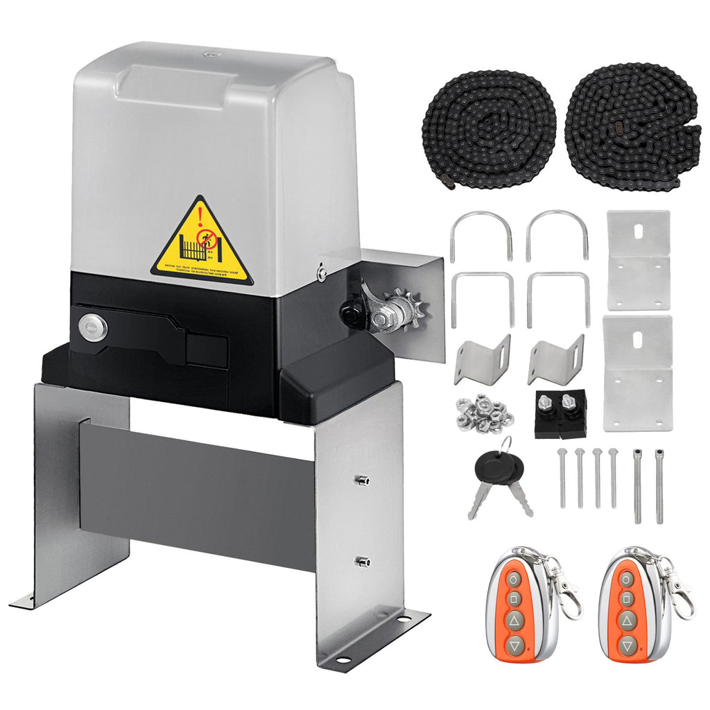 Sliding Gate Opener AC600 1400Lbs with 2 Remote Controls Move Speed 43ft Per Min, Basic Model (1800Lbs)