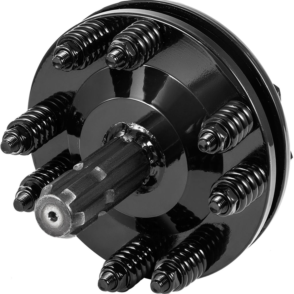 Slip Clutch, 1 3/8\" PTO Slip Clutch, 6 Spline Ends PTO Friction Clutch, Carburized Steel Tractor Slip Clutch, Adjustable Rotary Cutter Slip Clutch, Black PTO Slip Clutch Spline for PTO Shaft