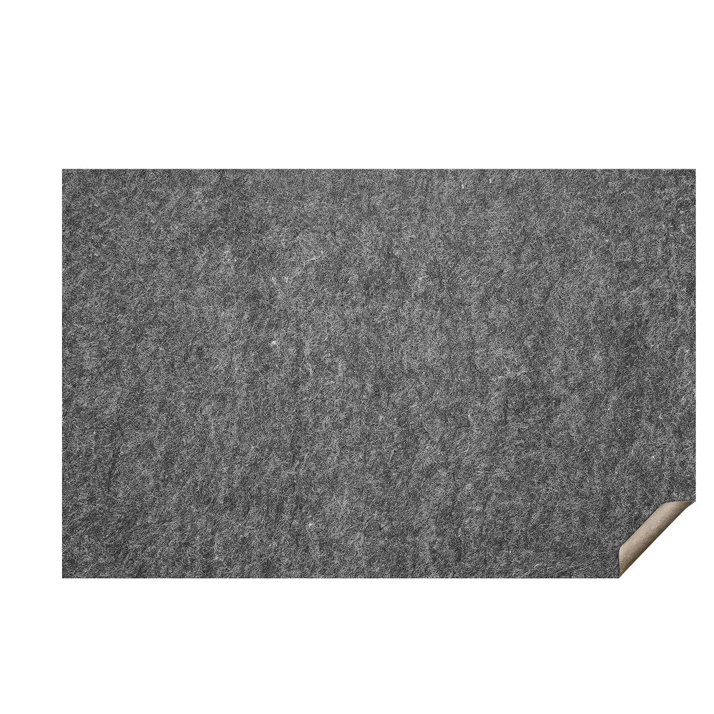 - Slip-Resistant Rug Pad - Protective Cushioning Carpet Pad - 5' x 8' - 1/4"Thick - Dual Surface - Polyester Felt + Latex - Gray - 3-4m² Area Carpet Padding Rug Cushion Safe for All Floors