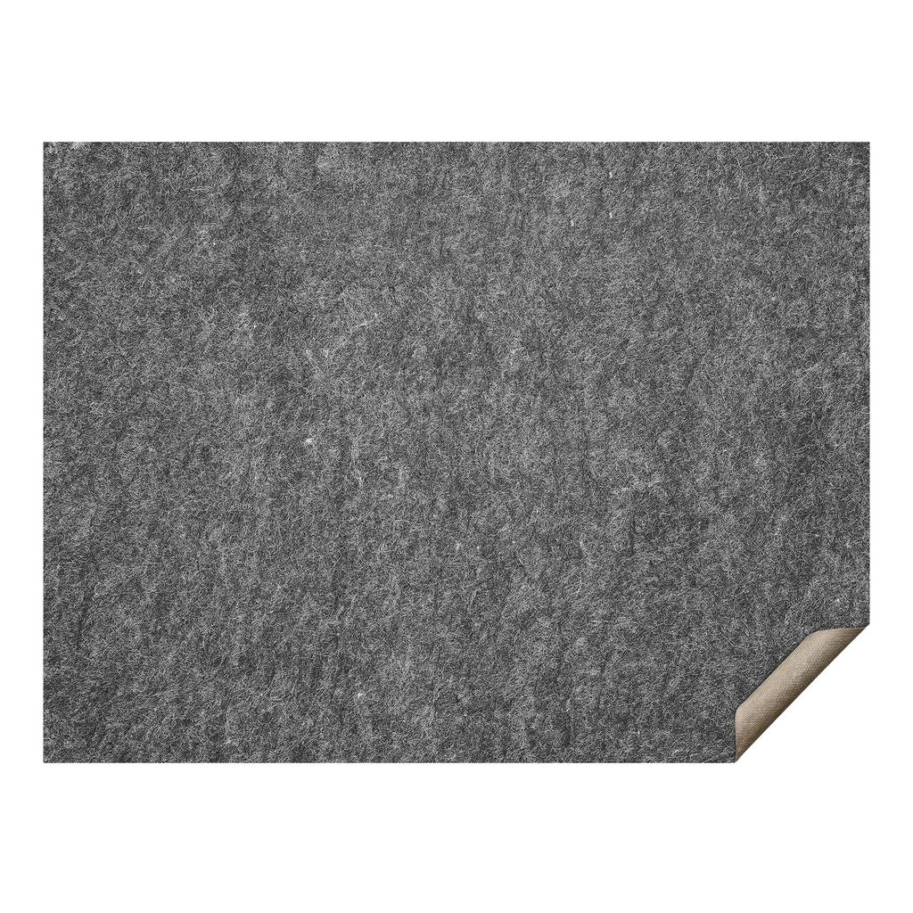- Slip-Resistant Rug Pad - Protective Cushioning Carpet Pad - 9' x 12' - 1/4"Thick - Dual Surface - Polyester Felt + Latex - Gray - 10-11m² Area Carpet Padding Rug Cushion Safe for All Floors