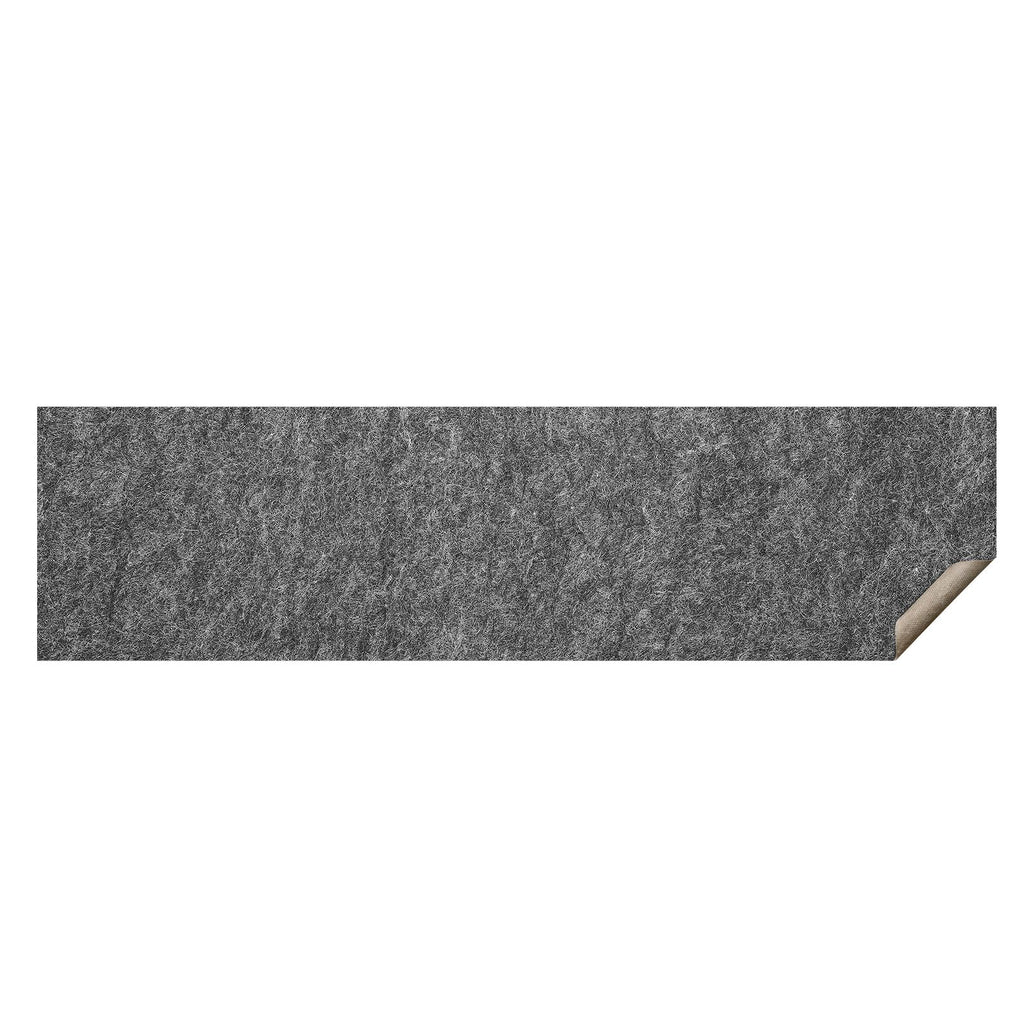 Slip-Resistant Rug Pad, Protective Cushioning Carpet Pad, 2'x8' (7.87' Actual) - 1/4"Thick - Dual Surface - Polyester Felt + Latex, 1-2 m2 Area Carpet Padding Rug Cushion Safe, Grey