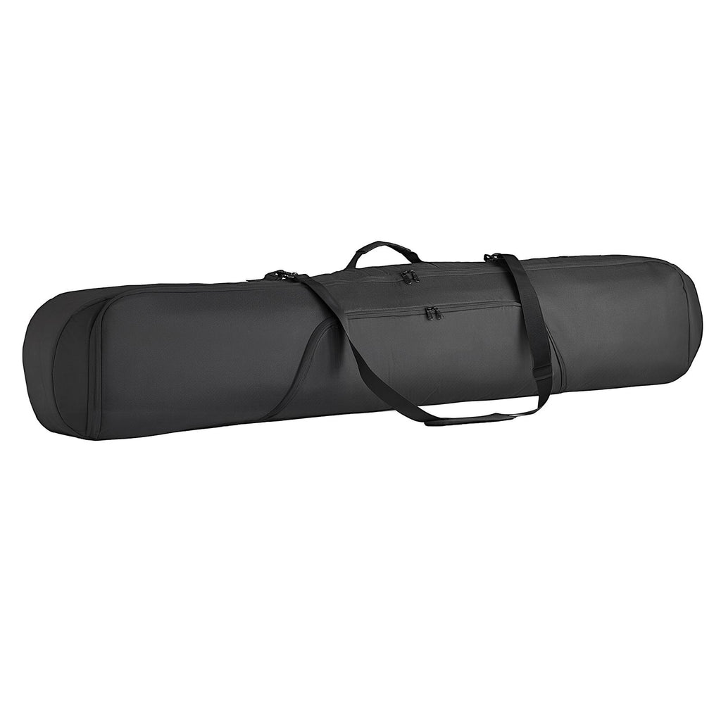 Snowboard Bag, Up to 65 in/165 cm, Padded Skis & Snowboards Bag for Air Travel, 600D Waterproof Oxford Fabric, with Adjustable Inner Straps, for Skis Poles Goggles Gloves Helmet Boots (Black)