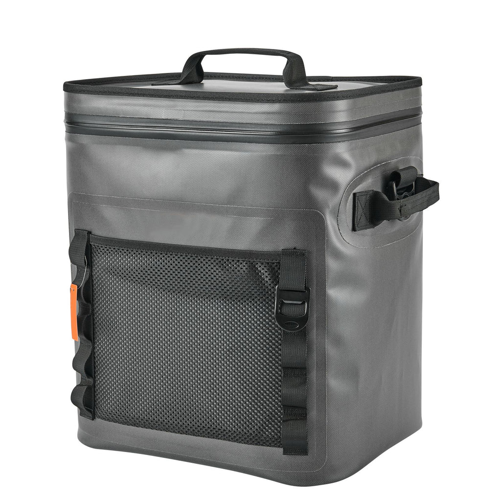 Soft Cooler Bag, 30 Cans Soft Sided Cooler Bag Leakproof with Zipper, Waterproof Soft Cooler Insulated Bag, Lightweight & Portable Collapsible Cooler for Beach, Hiking, Picnic, Camping, Travel