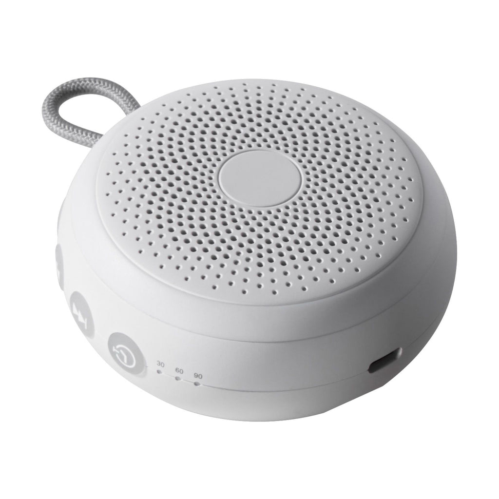 Sound Machine, 20 Soothing Sleep Sounds, 4-in-1 Hangable White Noise Sound Machine with Auto-Off Timer, Soft Ring Light, Memory Function and Child Lock, for Baby, Adults, Home, Office & Travel