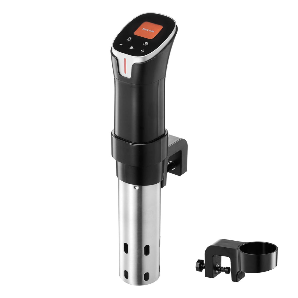Sous Vide Precision Cooker, 1100W Sous-Vide Cooking Machine, WIFI Immersion Circulator with 10 Preset Recipes, LCD Touchscreen, Fast-Heating, Accurate Temperature & Timer, App Control