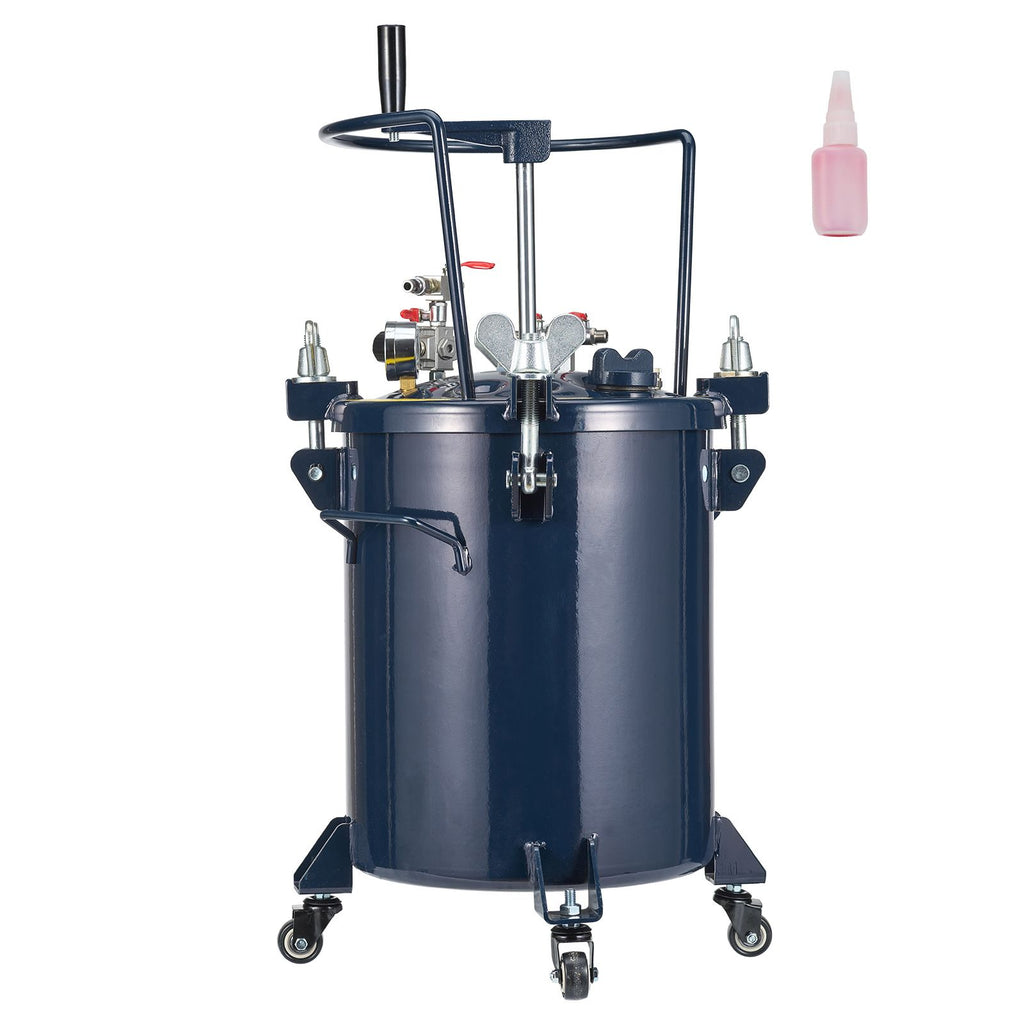 Spray Paint Pressure Pot Tank, 30L/8gal Air Paint Pressure Pot with Manual Mixing Agitator, Leak Repair Sealant for Industry Home Decor Architecture Construction Automotive Painting, 70PSI Max