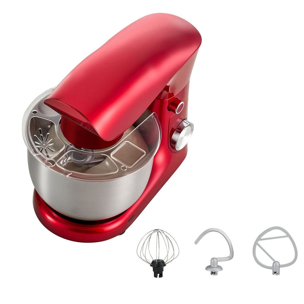 Stand Mixer, 4.4 QT Electric Kitchen Mixer, 300W Dough-Mixer, 10 + Pulse Speeds Tilt-head Food-Mixer with Stainless Steel Bowl, Dough Hook, Whisk, Beater, for Baking, Mixing, Whipping & Kneading