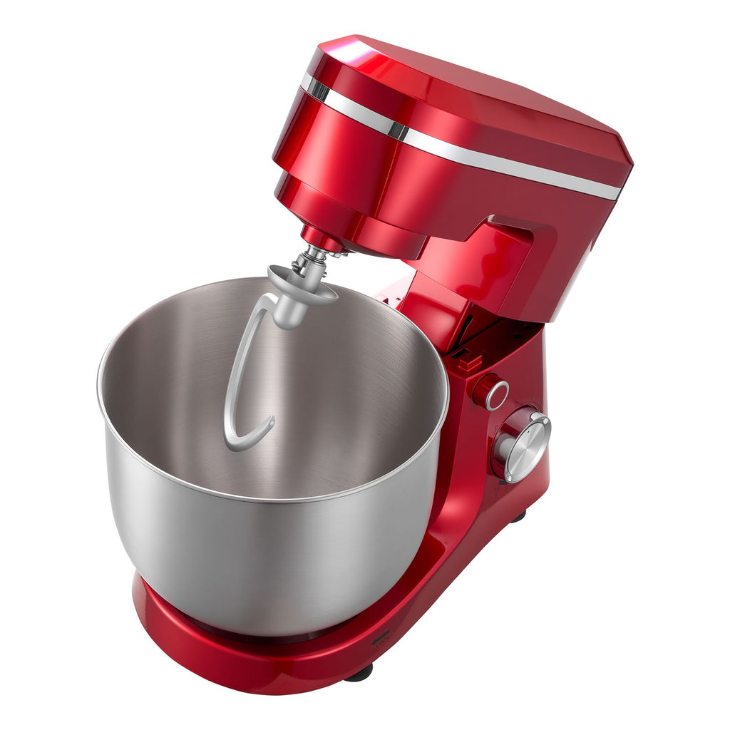 Stand Mixer, 4.4 QT+6 QT Electric Kitchen Mixer, 300W Dough-Mixer, 10 Speeds Tilt-head Food-Mixer with Stainless Steel Bowls, Dough Hook, Whisk, Beater, for Baking, Mixing, Whipping & Kneading