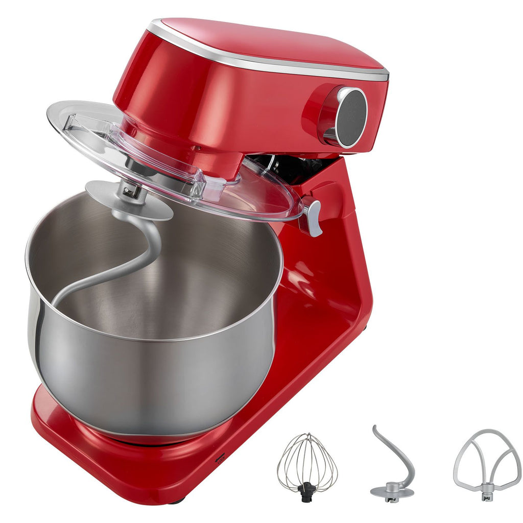 Stand Mixer, 7.8 QT Electric Kitchen Mixer, 800W Dough-Mixer, 10 Speeds Tilt-head Food-Mixer with Stainless Steel Bowl, Dough Hook, Whisk, Beater, for Baking, Mixing, Whipping & Kneading, Red