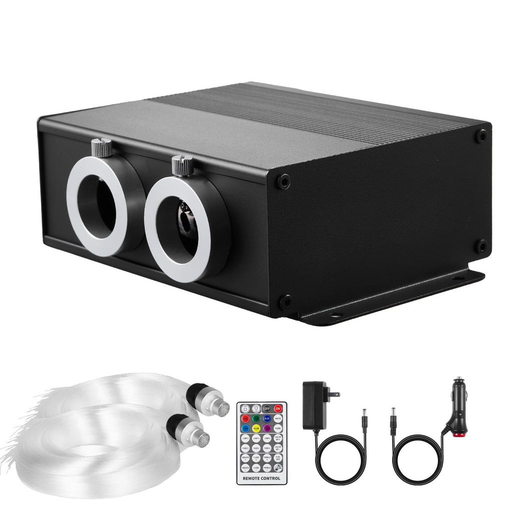Starlight Headliner Kit, 900 pcs 0.03 in 9.8 ft, 20W Twinkle Fiber Optic Star Ceiling Lights for Car, Bluetooth APP, Remote Control, Sound Activated, RGBW Light Engine, for Home Bed Room Decor