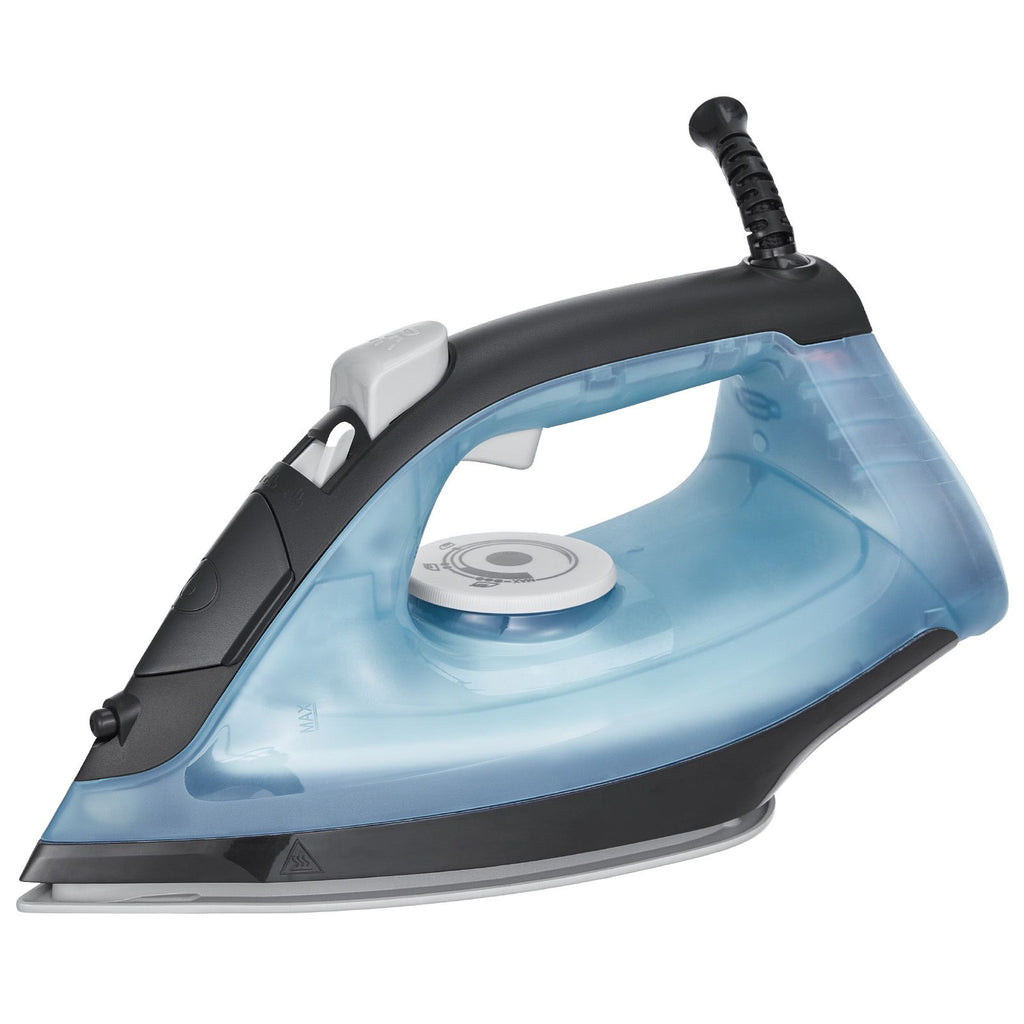 Steam Iron, 1700W Iron for Clothes, Aluminum Alloy + PTFE Soleplate, Auto Shut-Off, Self-Cleaning, Four Temperature Settings, Quick Heating, Anti-Drip, Clothing Iron for Home Ironing Clothes