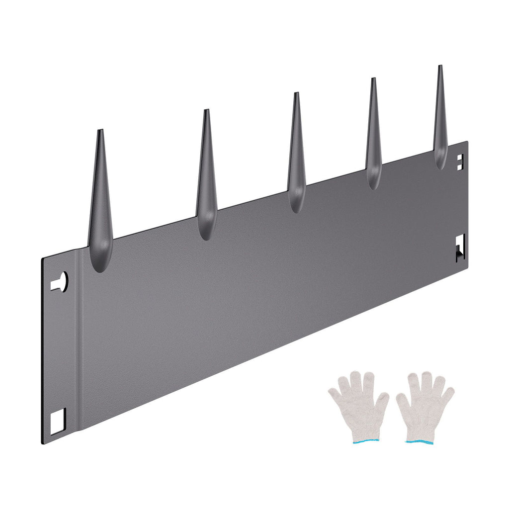 Steel Landscape Edging, 5 Packs 39 x 5 in Rust-Resistant Metal Landscape Edging, Bendable Garden Edging Border, Heavy Duty Lawn Edging, Easy-to-Install, Flower Bed Yard Pathway Divider Dark Gray