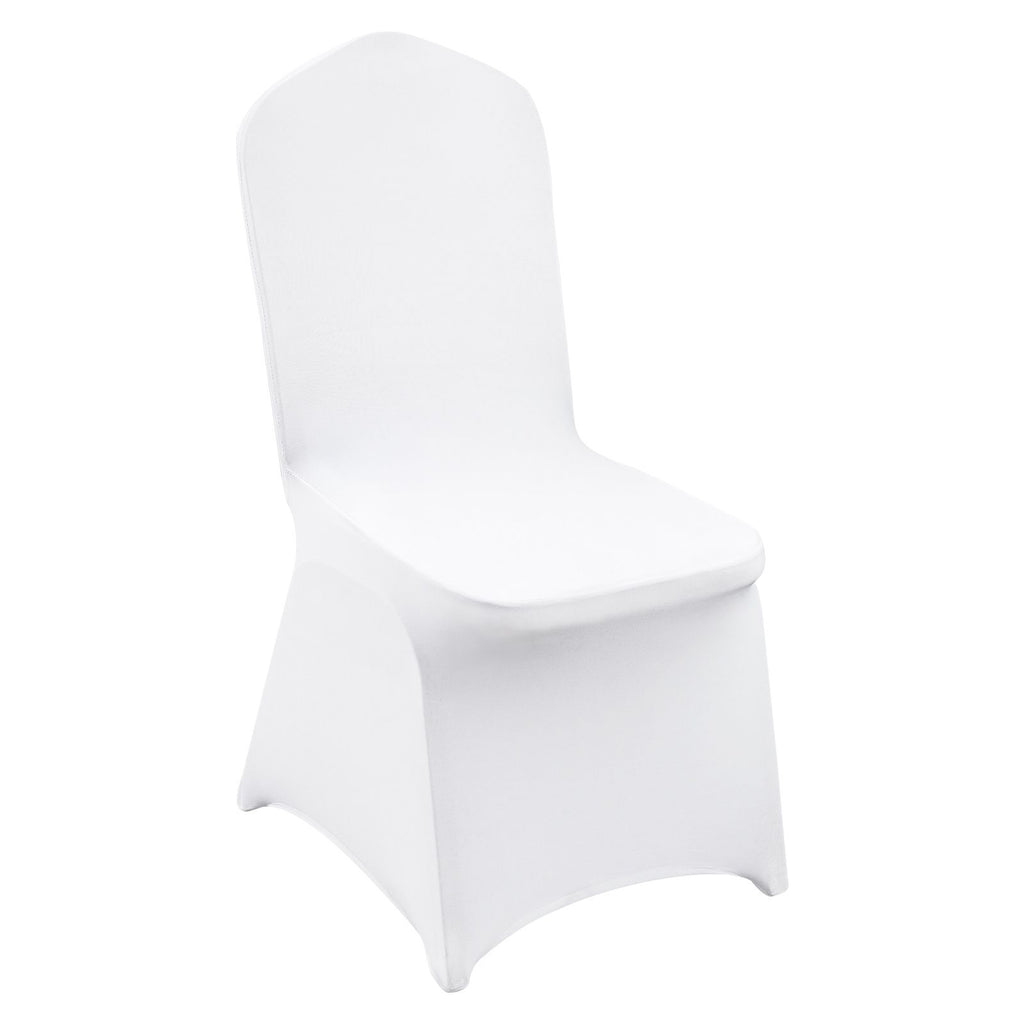 Stretch Spandex Folding Chair Covers, Universal Fitted Chair Cover, Removable Washable Protective Slipcovers, for Wedding, Holiday, Banquet, Party, Celebration, Dining (30PCS White) image 2