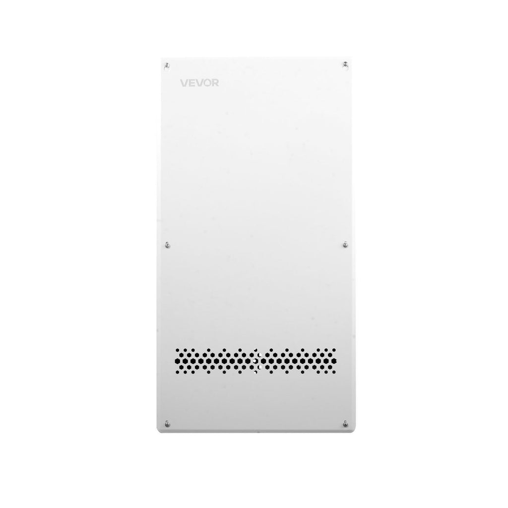 Structured Media Enclosure 28-Inch In-Wall Box with Screw-On Cover, Cable Management Network Box, Cold-Rolled Steel, Recessed Electrical Wiring Cabinet, with Knockouts, Flush or Surface Mount